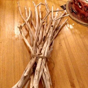 Bundle of Bark Stripped Sticks Tree Branches Vase Filler Arts Crafts Centerpiece